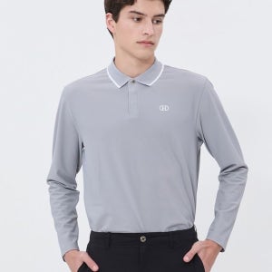 헤지스골프 헤지스 골프 남성 24 라인카라 긴팔티셔츠 105 2295563 WPTS4A212G1