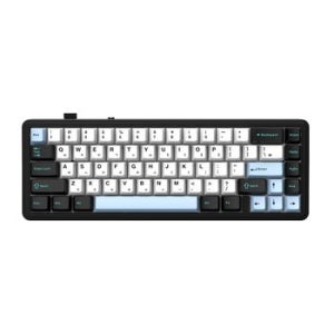 AULA F65 유무선 독거미 한글 기계식 키보드 스카이 블랙 LEOBOG 황축V3