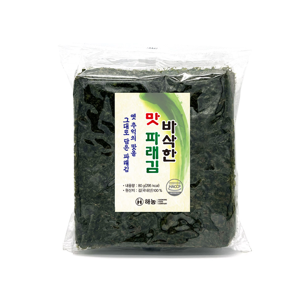 Haenong Flavored Green Laver 80g, 1 pc