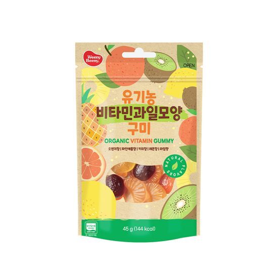유기농 비타민과일모양 구미 제품 이미지