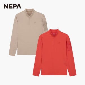 네파 여성 마운틴 소매 포켓 집업 티셔츠 7I25400