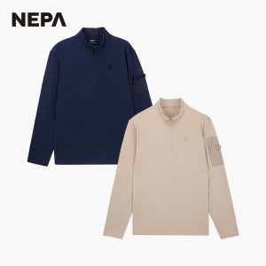 네파 남성 마운틴 소매 포켓 집업 티셔츠 7I15400