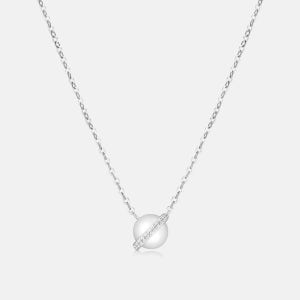 1992 PERLA 스털링 실버 화이트 네크리스 A251SN1750WPH