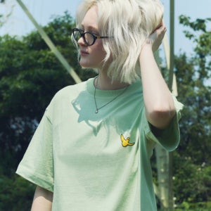 [마크곤잘레스] 엔젤 와펜 반팔 티셔츠 - LIME Z252UST010053