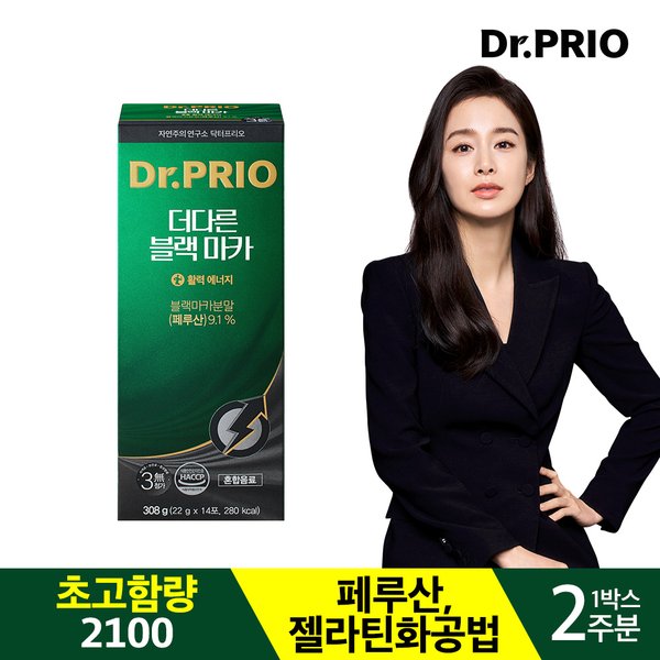 닥터프리오 공식스토어 닥터프리오 <b>더다른 블랙마카</b> 308g 1박스
