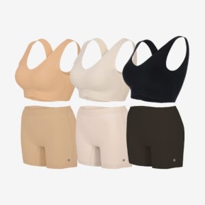 [2,3 SET] 편해브라 뉴베이직 X 네모팬티 뉴베이직
