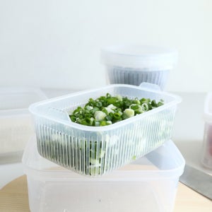 [심플리에] 두부보관 샐러드 소분용 채반 밀폐용기