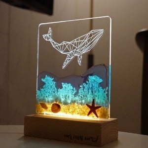 제주 바다를 담은 감성 무드등 (led 취침등 수면등)