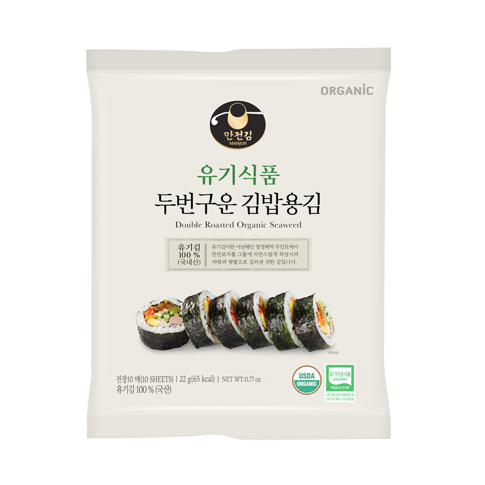 만전김 유기식품 두번구운 김밥용김 성분 분석