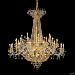AGCSM 고급형크리스탈 촛대포인트 샹들리에(중대) 현장 직접 조립제품