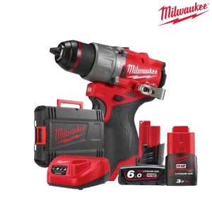밀워키 12V 6.0Ah/3.0Ah 충전 해머 드릴 드라이버 (M12 FPD2-632X) 해머드릴