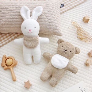 [헬로미니미] 아기 애착인형 밤부 곰 토끼 S SIZE