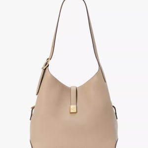 케이트스페이드 데코 대형 가죽 숄더백 라지 숄더 가방 Deco Large Leather Shoulder Bag 112683763 Timeless Taupe 114211596