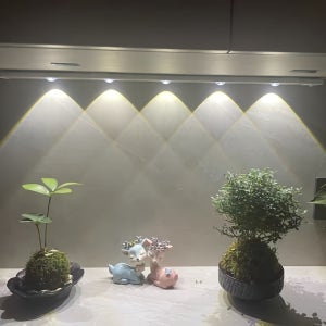 무선LED등 1개 모던 LED 모션 센서 캐비닛 조명, 자석 USB 충전, 무선 모션 감지, 초슬림 디자인, 3색 조절 가능 LED, 자석 천장/벽/침대 조명 - 주방, 옷장,