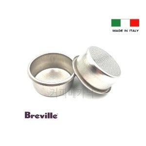 B0009 Breville 브레빌 54mm 더블 바스켓  18g~20g BARISTA 바리스타 EXPRESS 익스프레스 BES870 878 포터필터 바텀리스 2샷용 커피머신