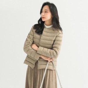 [셀러허브_유니섹스]  프리미엄 변형넥 초경량 구스다운점퍼