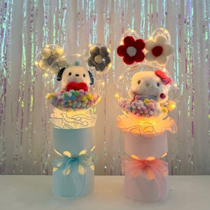 산리오 졸업식,학예회,발표회,생일 인형 꽃다발 선물, 레브위드