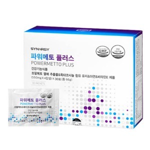 시너지 파워메토 플러스 30포, 쏘팔메토,<b>옥타코사놀함유 유지</b>