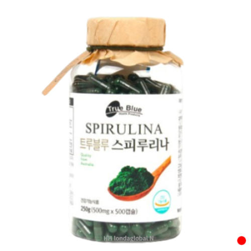 <b>마더네스트</b> 트루블루 스피루리나 <b>피부</b> 건강 500캡슐