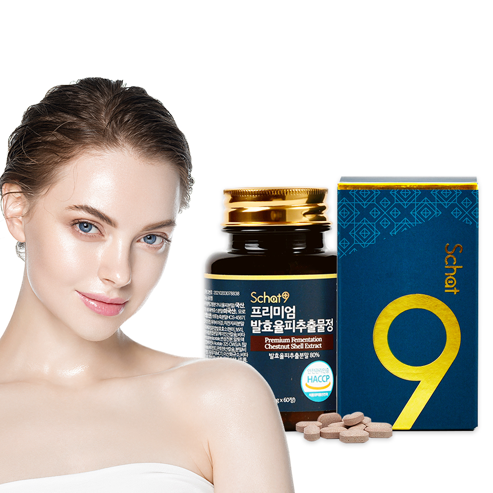 스캇나인 프리미엄 <b>발효율피 추출물</b> 620mg x 60정, 1개