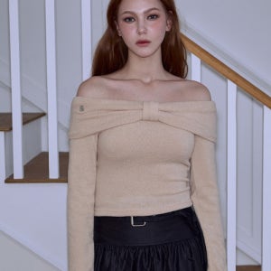 [로제프란츠] Bella Off Shoulder Long Sleeve [Beige] RS25SLS120BEG