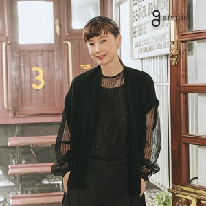 지스튜디오 [최초가 89,900]25SS 캐시미어 혼방 홀가먼트 케이프베스트