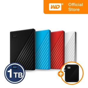 웨스턴디지털 [WD공식스토어/우체국택배] WD NEW My Passport 1TB 외장하드 파우치증정