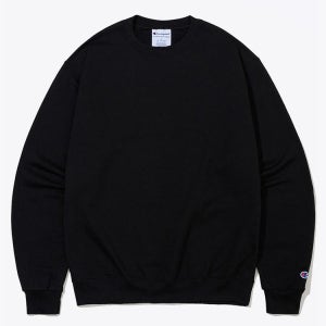 (당일출고)챔피온 S600 파워블랜드 기모 맨투맨(블랙)