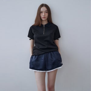 트웬티포티 24t Logo Pique T Shirt Black