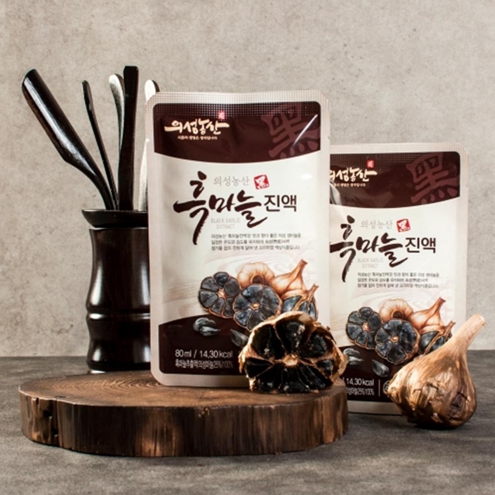 <b>의성농산</b> 흑마늘진액 즙 남성건강식품 <b>피로</b>회복 80mlx30팩  80ml  1개