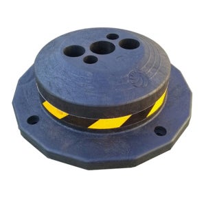 가림막휀스용부자재 하부받침대 검정색 500파이 x H150 MSH4217