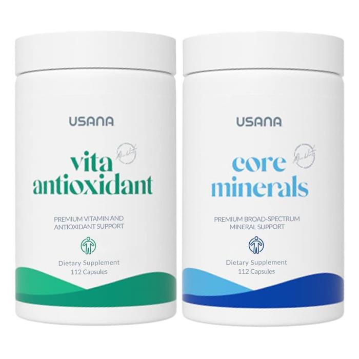 USANA CellSentials Core Minerals and Vita Antioxidant to Support Total Body Health 112 Tablets  One