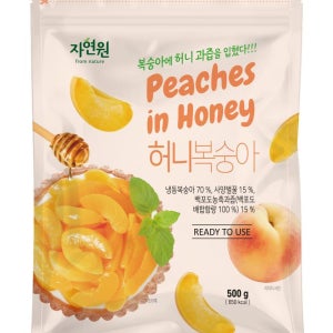 자연원 [자연원] 허니복숭아 500g x 1팩