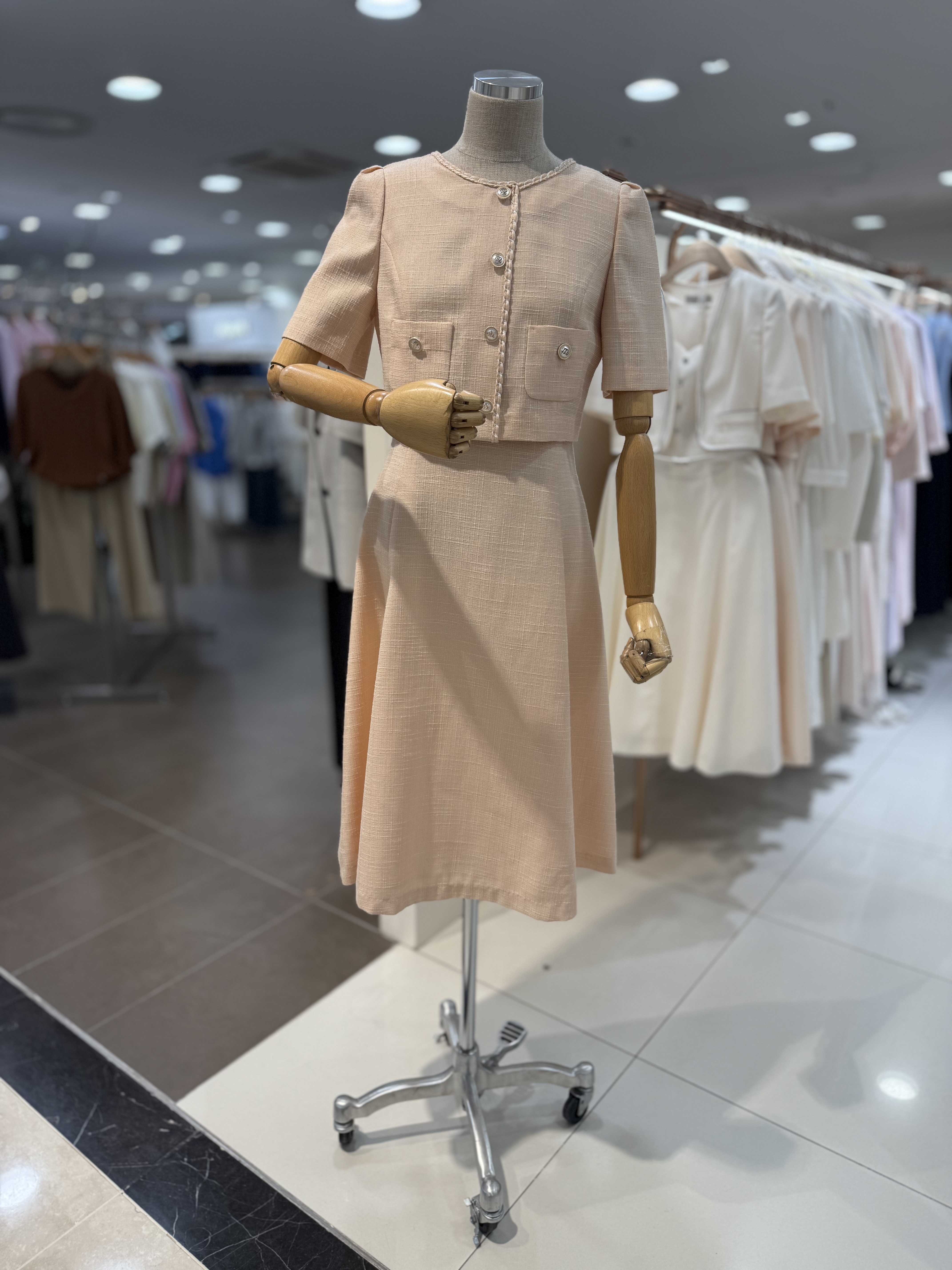 케네스레이디 러블레리 반소매 원피스 EWOPOF0100