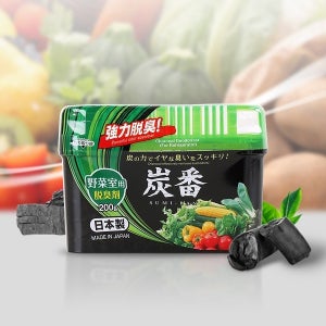 일본 숯 탈취제 야채칸용 200g