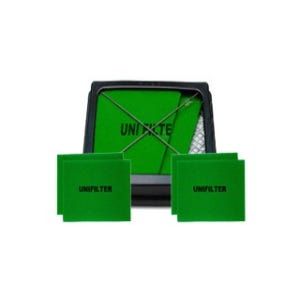 유니필터 에어크리너 셋트(Uni Air Filter SET)[대우자동차용] - 유니필터 1개 + 리필여과재(Filter-Foam) 4(2*2)개(원조습윤식필터, 유사품 주의!!)