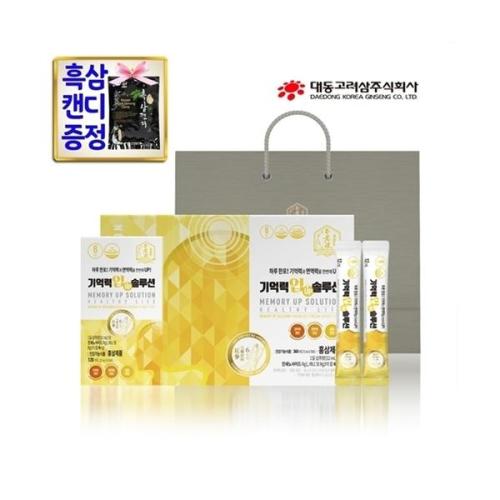 [<b>대동고려삼</b>] <b>기억력</b>업솔루션 국내산 6년근홍삼농축액노랑느타리버섯 부모님 수험생 기억력개선