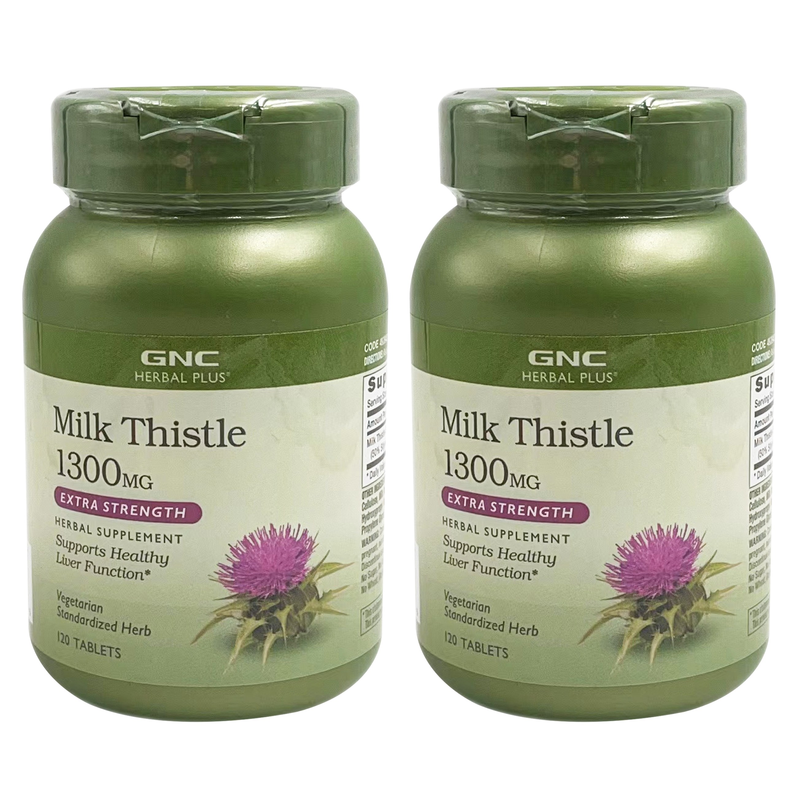 GNC <b>밀크시슬 1300mg</b> 타블렛  120정  2개