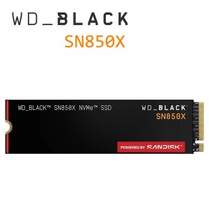 WD 웨스턴디지털 블랙 SN850X 2TB NVMe M.2 2280 SSD Gen4 PCIe