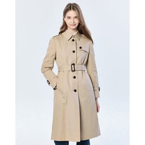 헤지스골프 헤지스 여성 싱글 롱 기장 트렌치 코트 HSCO5BC21I2