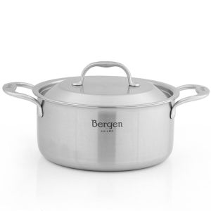 [롯데백화점] 퀸센스 베르겐 통5중스텐 인덕션 양수냄비 20cm LE1217378418