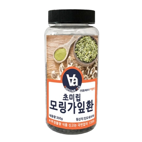 어썸티 초미립 <b>모링가</b>잎환 300g, 1개