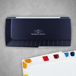 오피스디포 미젤로 은나노40 수채화 팔레트 MWP-3040 40칸 1개 한가람문구