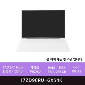 LG전자 그램 17ZD90RU-GX54K Win11 개봉설치(zoaa)