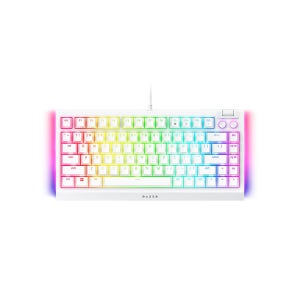 레이저 코리아 블랙위도우 BlackWidow V4 75% White KR 게이밍 키보드