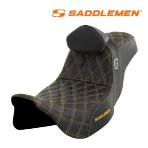새들맨 할리데이비슨 프로시리즈 SDC퍼포먼스 시트 골드 스티치 등받이 포함 (08-23 로드킹, 로드글라이드,CVO)