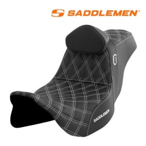 새들맨 할리데이비슨 프로시리즈 SDC퍼포먼스 시트 화이트 스티치 등받이 포함 (08-23 로드킹, 로드글라이드,CVO)