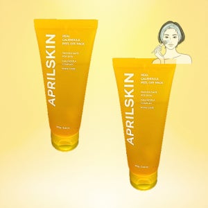 에이프릴스킨 리얼 카렌둘라 필 오프 팩 100g 1+1개 각질 피지 케어