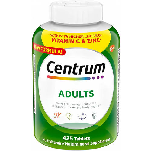 센트룸 <b>멀티비타민</b> 남녀공용 대용량 425정 비타민C Centrum <b>Multivitamin</b>