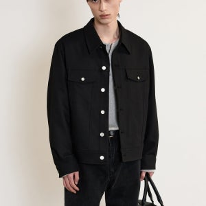 [티엔지티] New Trucker Jacket (Black) TNJU5E101BK